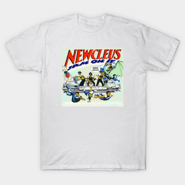 Newcleus - Jam On It - Spaceship T-Shirt by Barn Shirt USA